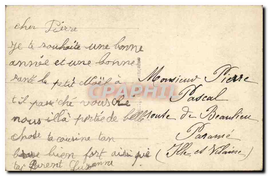 CPA Fantaisie Enfants Colombes — Verso