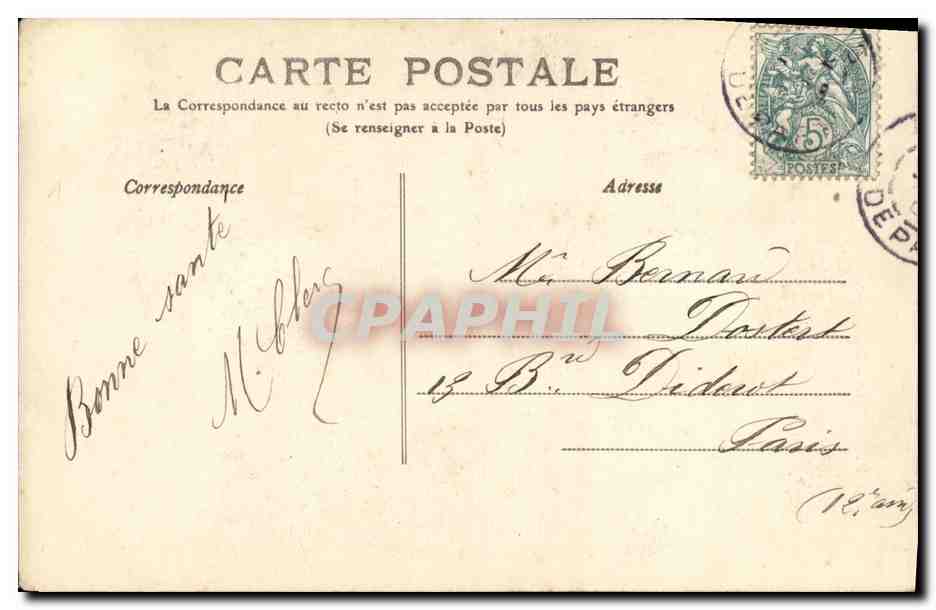 CPA Fantaisie Enfants en promenade — Rückseite