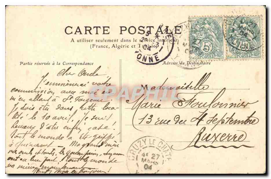 CPA Fantaisie Enfants Ebast champetres  — Rückseite