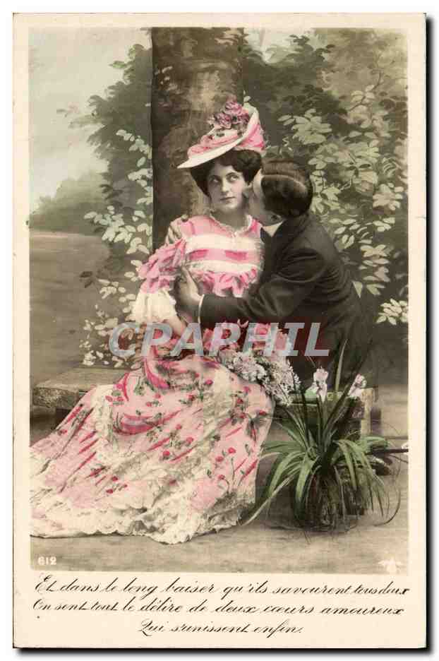 Un couple amoureux sous un arbre — Éditeur non identifié, n° 612
