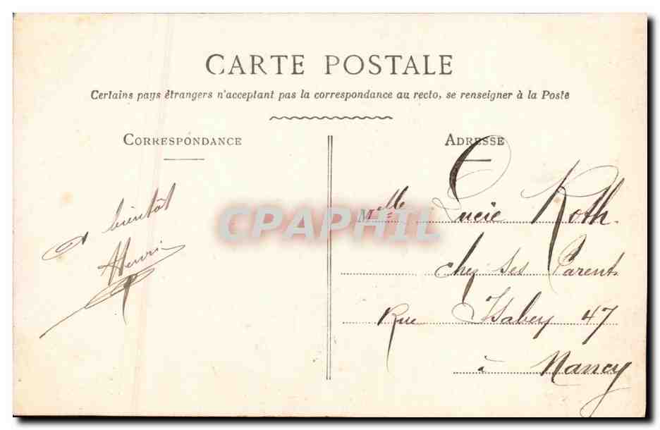CPA Fantaisie Enfant  — Rückseite