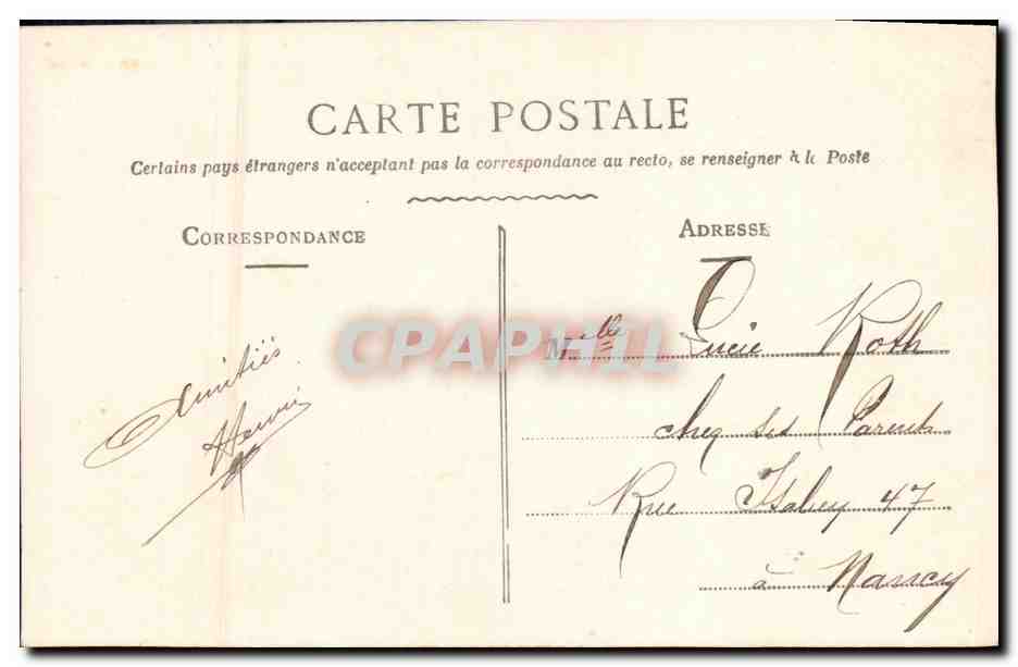 CPA Fantaisie Enfant Oiseaux — Verso