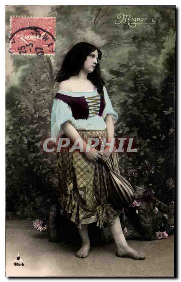 CPA Fantaisie Femme Mignon 