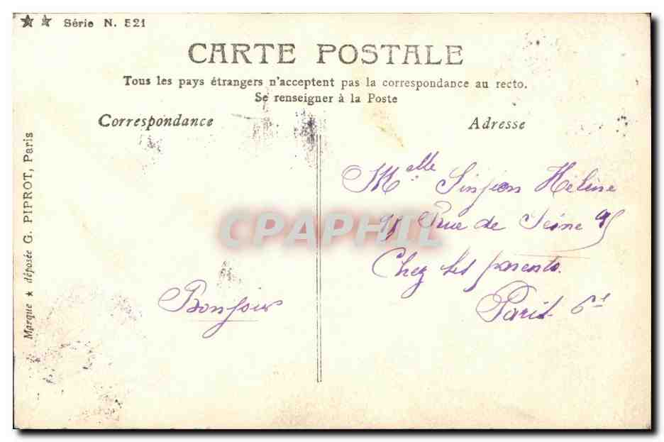 CPA Fantaisie Napoleon intime Je suis heureux Madame que vous m ayiez donne un tel fils  — Back