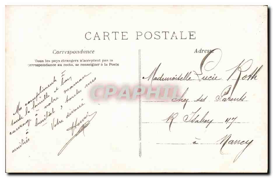 Jeux de couple — scène humoristique — éditeur anonyme, n° 483 — Verso
