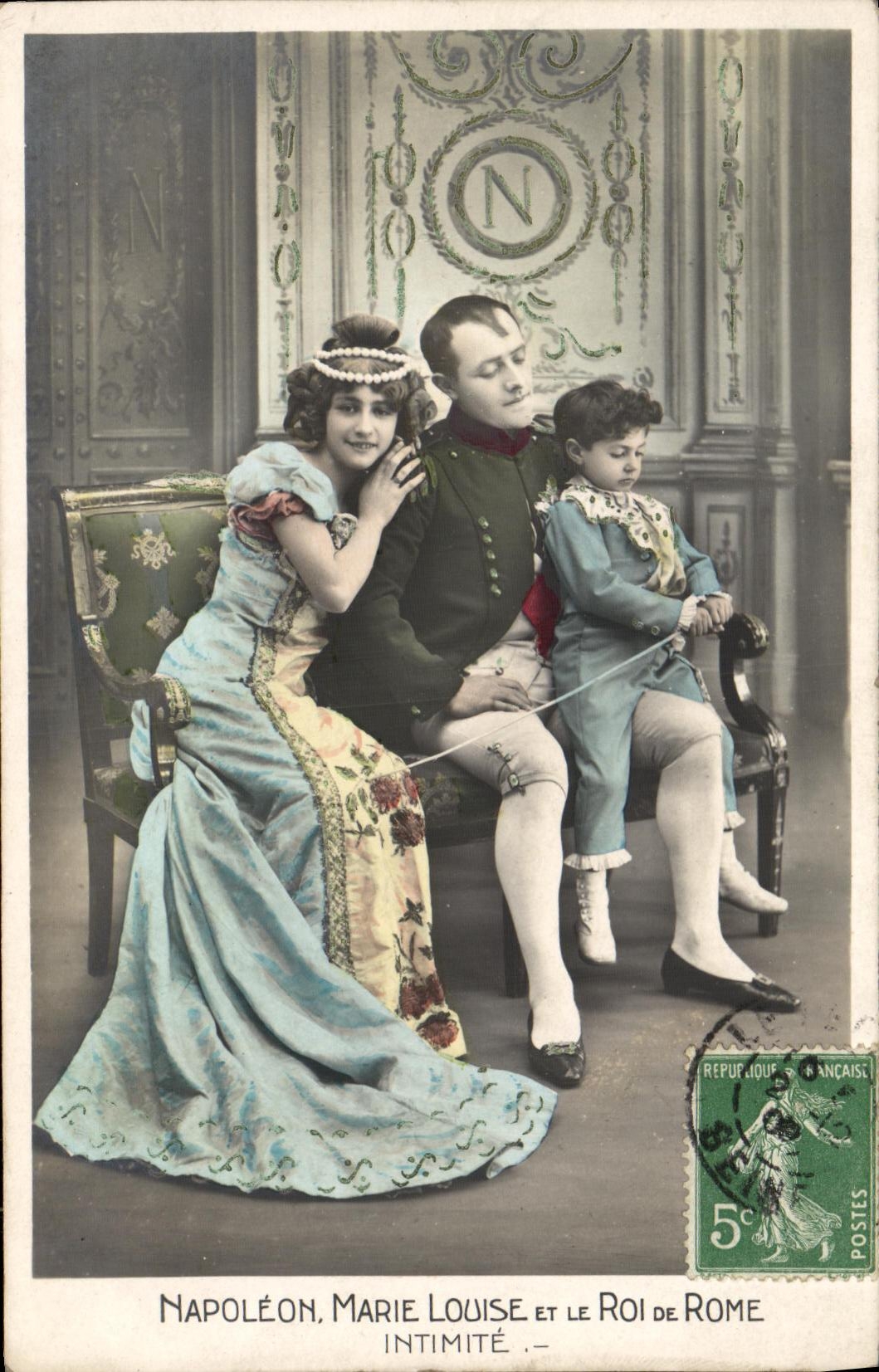 Napoléon, Marie Louise et le Roi de Rome — Intimité — Éditeur non identifié, n° de série 19