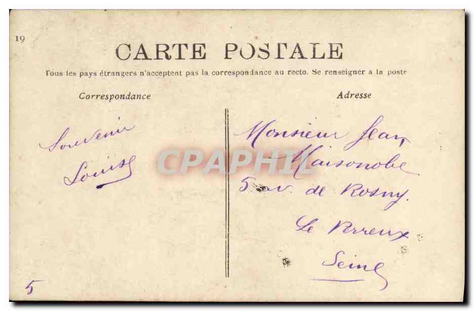 Napoléon Empereur — Essai du manteau du sacre — Éditeur non visible — Rückseite