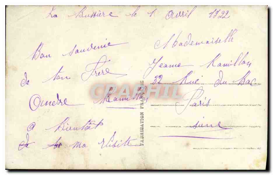 Junge Mann in Anzug — 1. April — Jos 220 — Rückseite
