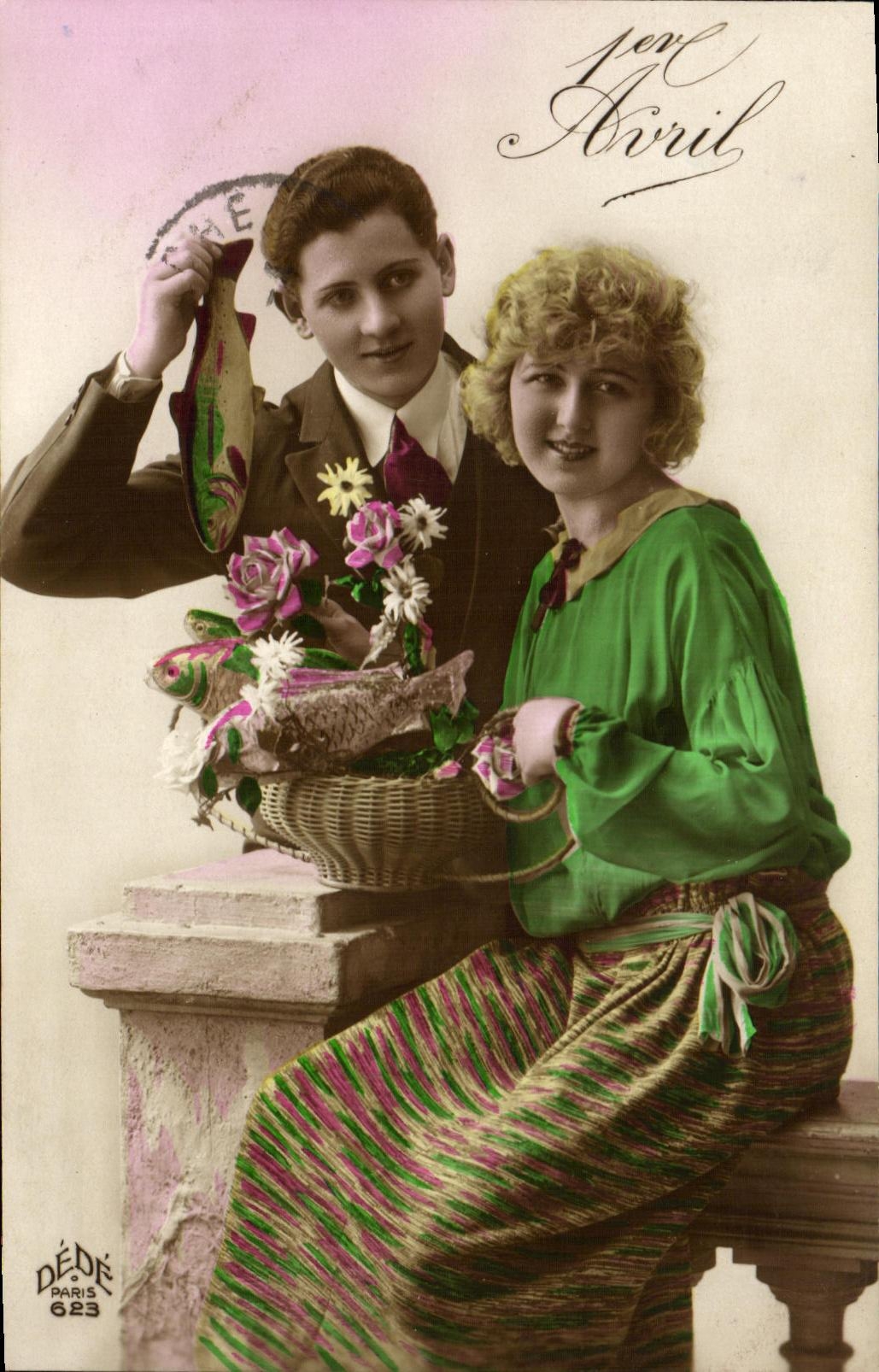 CPA Fantaisie Femme 