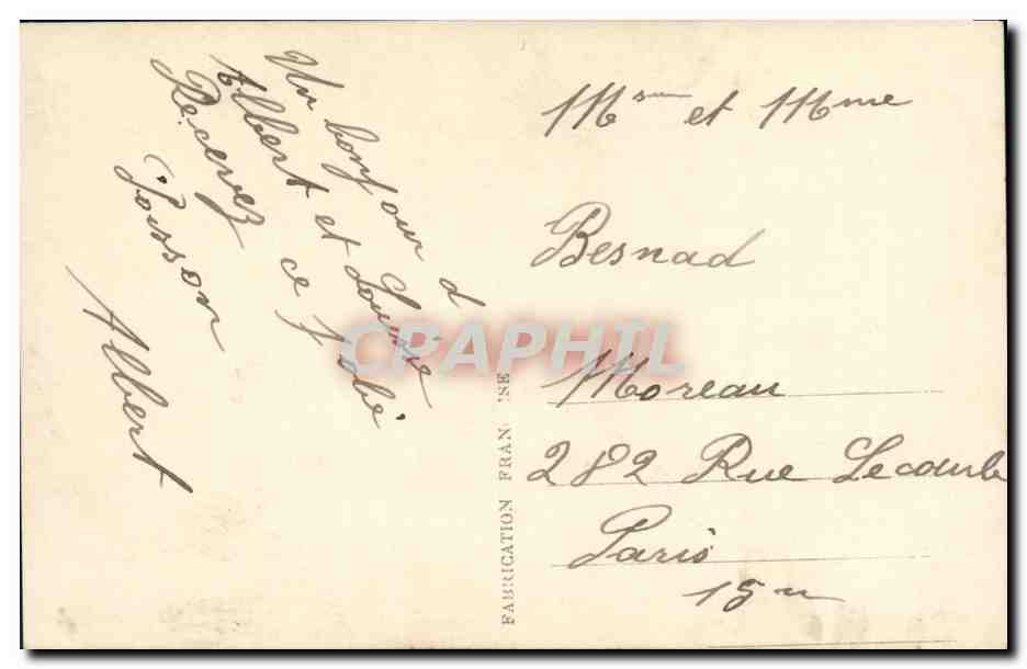 CPA Fantaisie Femme  — Verso