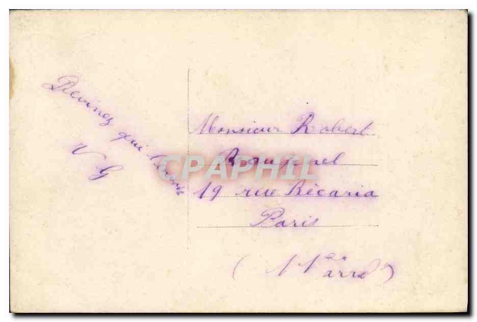 CPA Fantaisie Enfant poisson — Rückseite