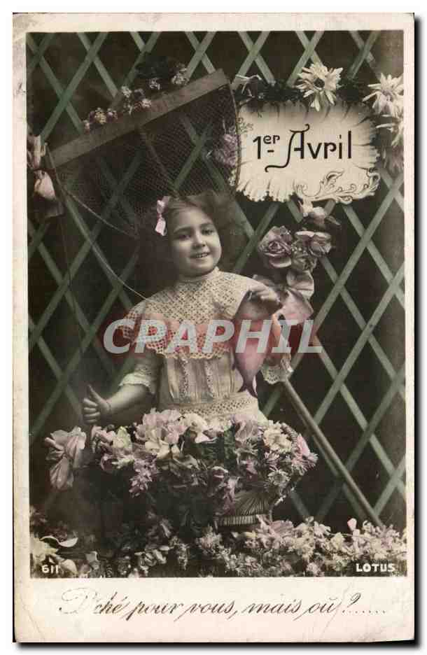CPA Fantaisie Enfant 1er Avril 
