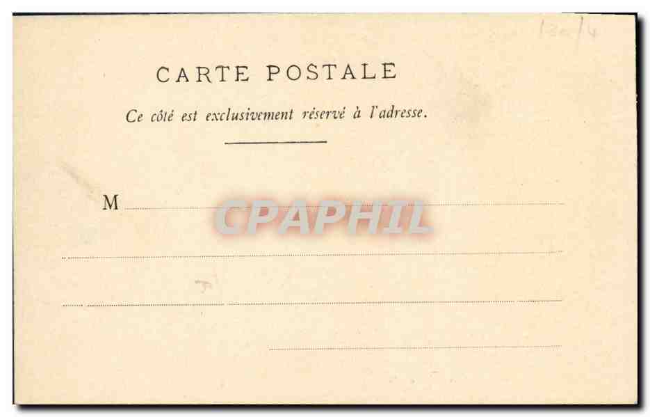 CPA Fantaisie Enfants En l absence de parents — Verso