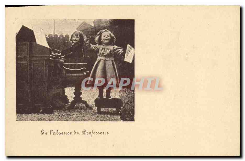 CPA Fantaisie Enfants En l absence de professeur Piano