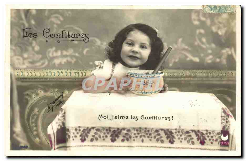 CPA Fantaisie Enfant Les confitures 