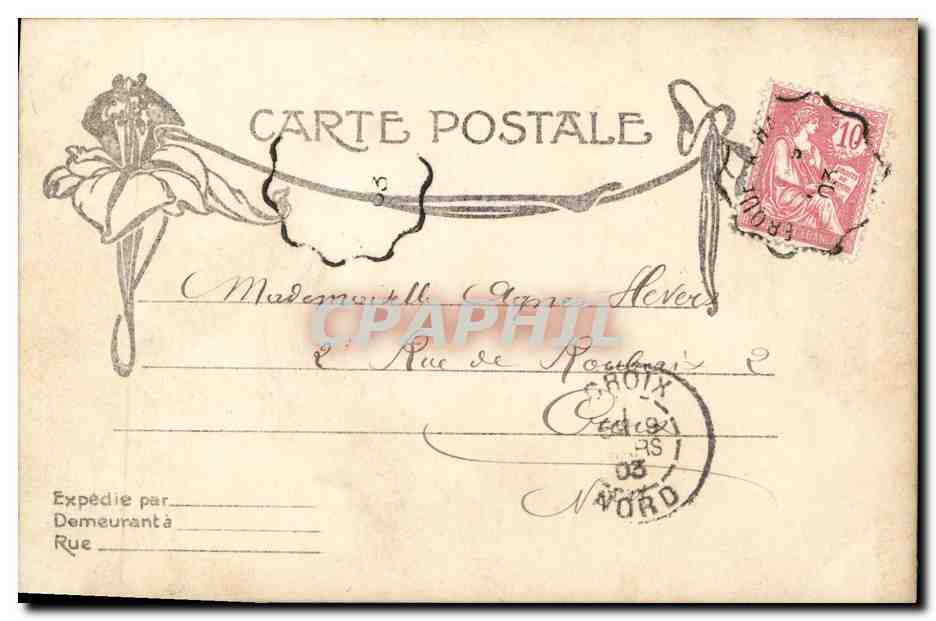 Au Bal — La consultation — H. Manuel, Paris, n°1423 — Verso