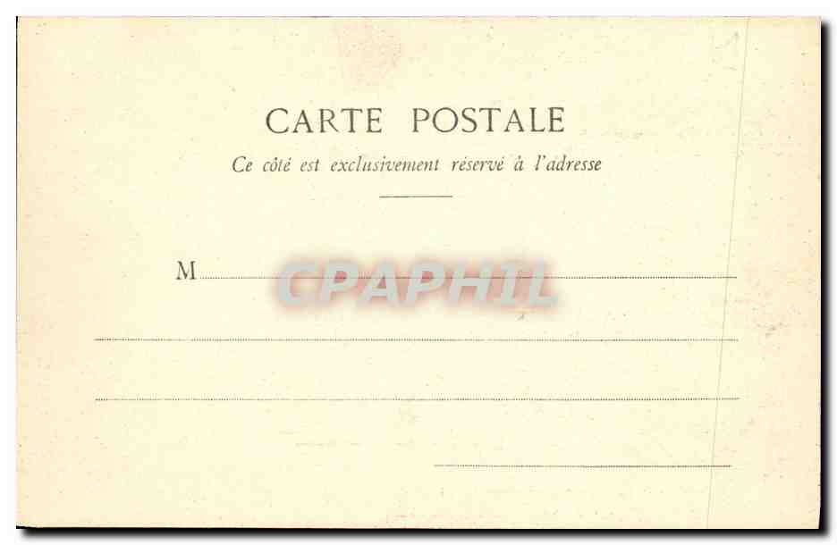 CPA Administration generale de l assistance publique Paris Archives — Rückseite