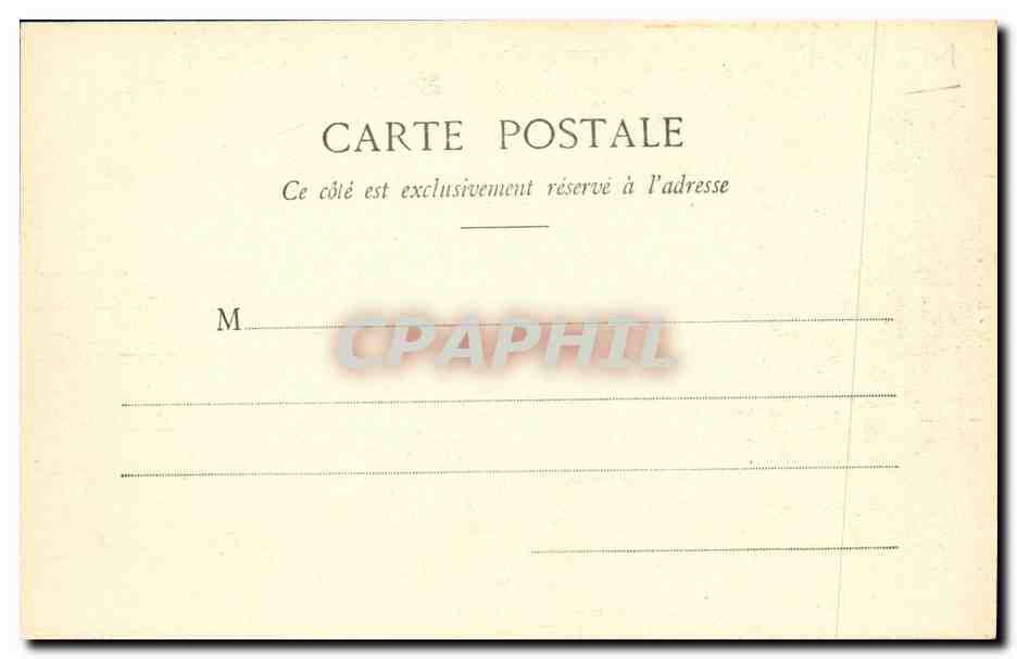 CPA Administration generale de l assistance publique Paris Antichambre des cabinets du directuer et du secretariat gener — Rückseite
