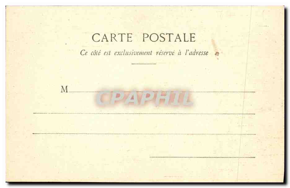 CPA Administration generale de l assistance publique Paris Cabinet du Directeur — Rückseite