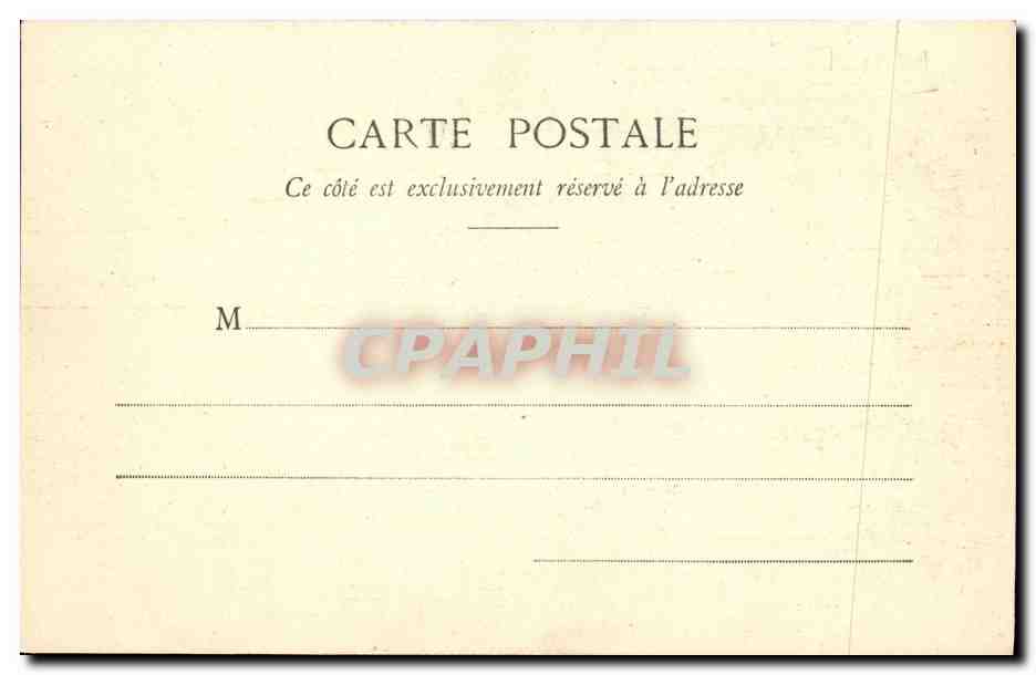 CPA Administration generale de l assistance publique Paris Salle des visiteurs — Rückseite