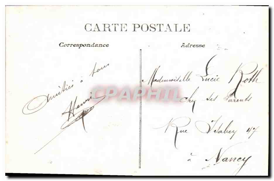 Jeune couple en forêt — scène sentimentale — éditeur A&S n°541 — Back