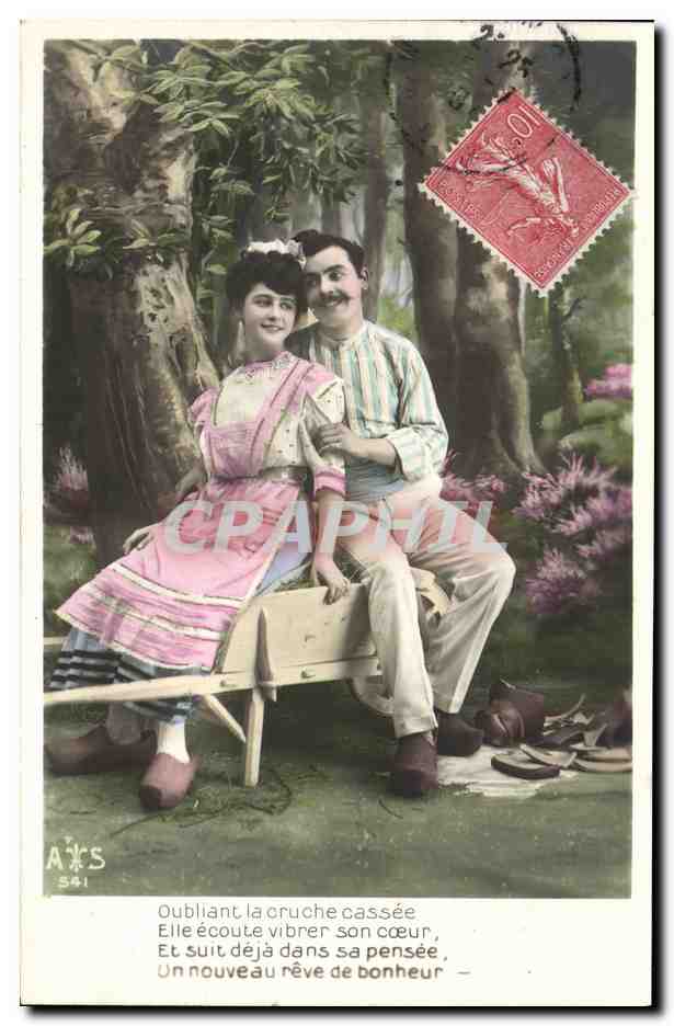 CPA Fantaisie Femme 