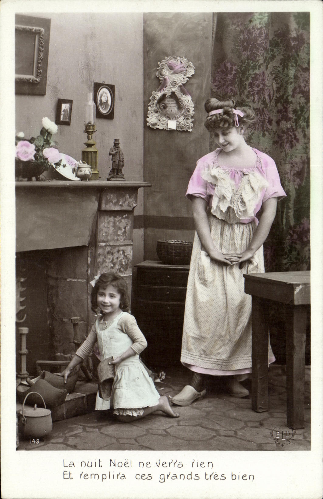 Familie am Kamin — Weihnachten — EID-Ausgabe n°149