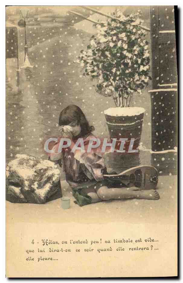 CPA Fantaisie Enfant La mendiante du Pantheon Paris