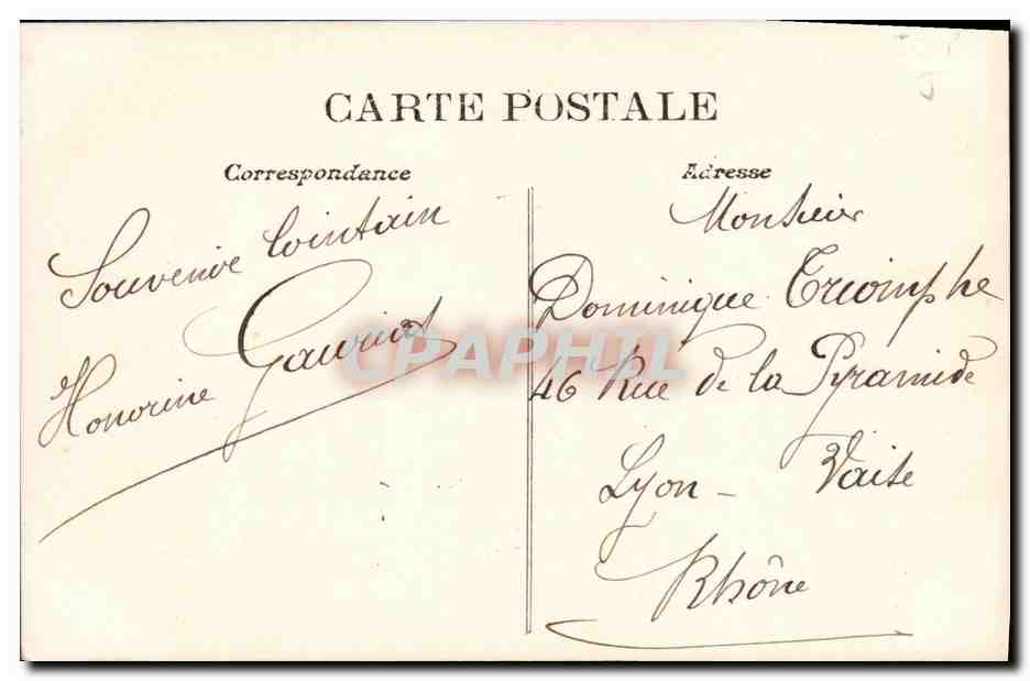 Soldat et trois jeunes femmes — scène de la vie quotidienne — éditeur A.C.S. n° 339 — Verso
