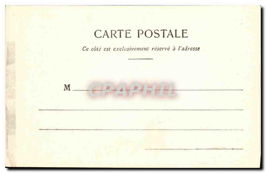 CPA Fantaisie Homme Les chansons de Maurice Boukat  — Rückseite
