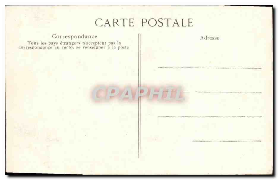CPA Algerie Setif Place de l eglise  — Verso