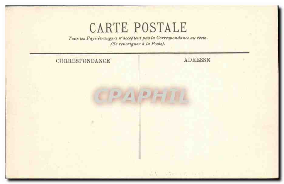 CPA Algerie Philippeville La rue Nationale  — Back