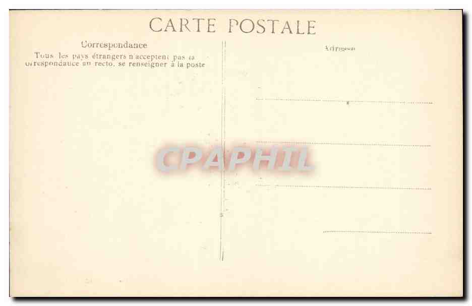 CPA Algerie Ghardaia L oued M Zab  — Rückseite