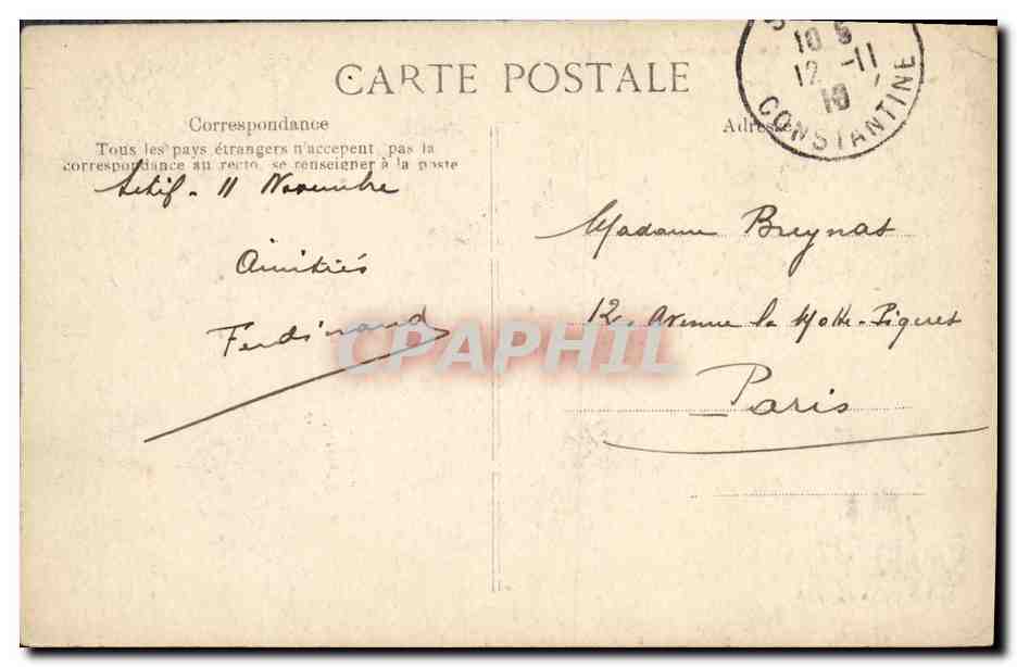 SÉTIF — Un Gourbi de Village nègre — Collection Idéale, n°18 — Reverso