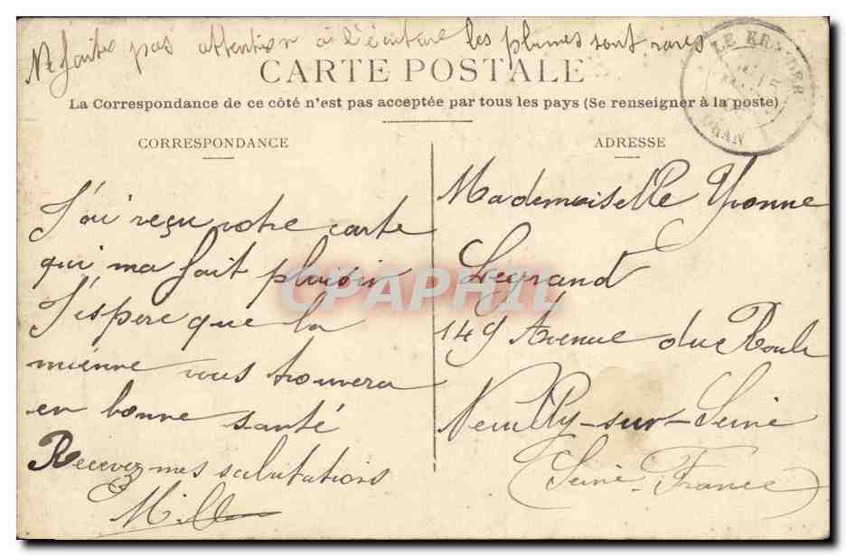 CPA Algerie Sud oranais Kreider Le village — Rückseite