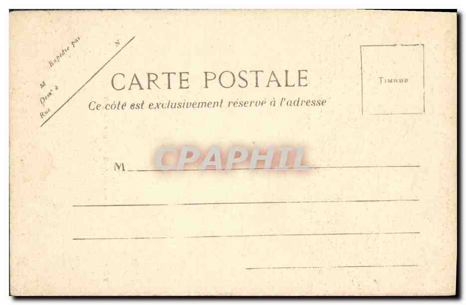CPA Algerie Extreme Sud Type Targui Chameau  — Rückseite