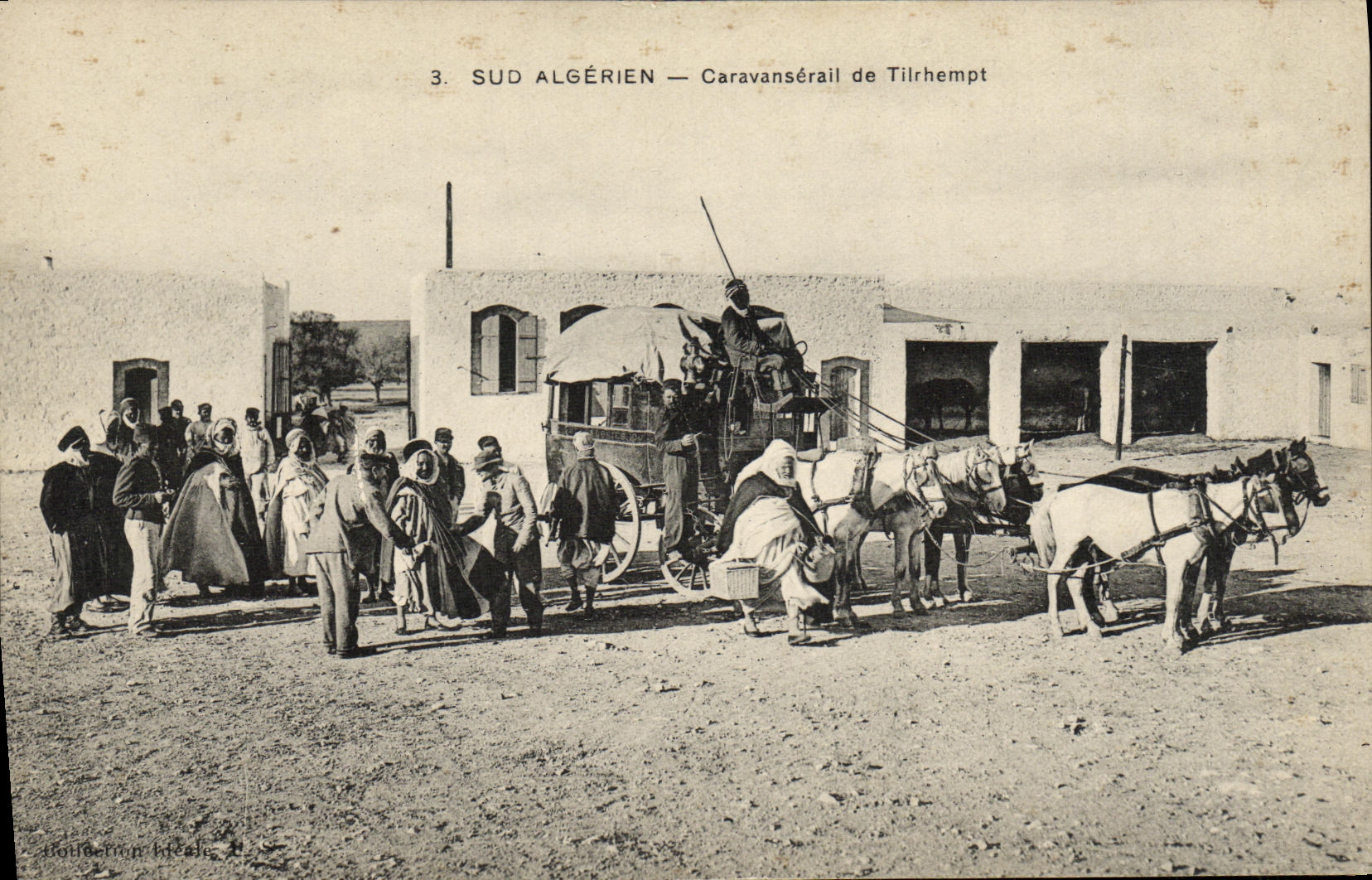 Sud Algérien — Caravansérail de Tilrhempt — Éditeur Philibert Héloïs, n°3