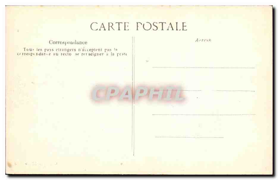 CPA Algerie Environs de Ghardaia Beni Isguen — Rückseite