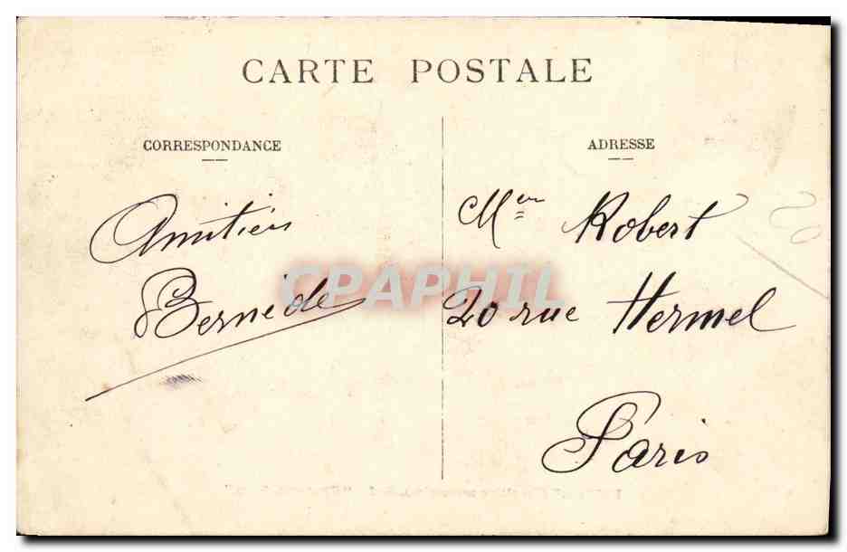 CPA Algerie Port Say Frontiere marocaine Le colonial cafe — Back