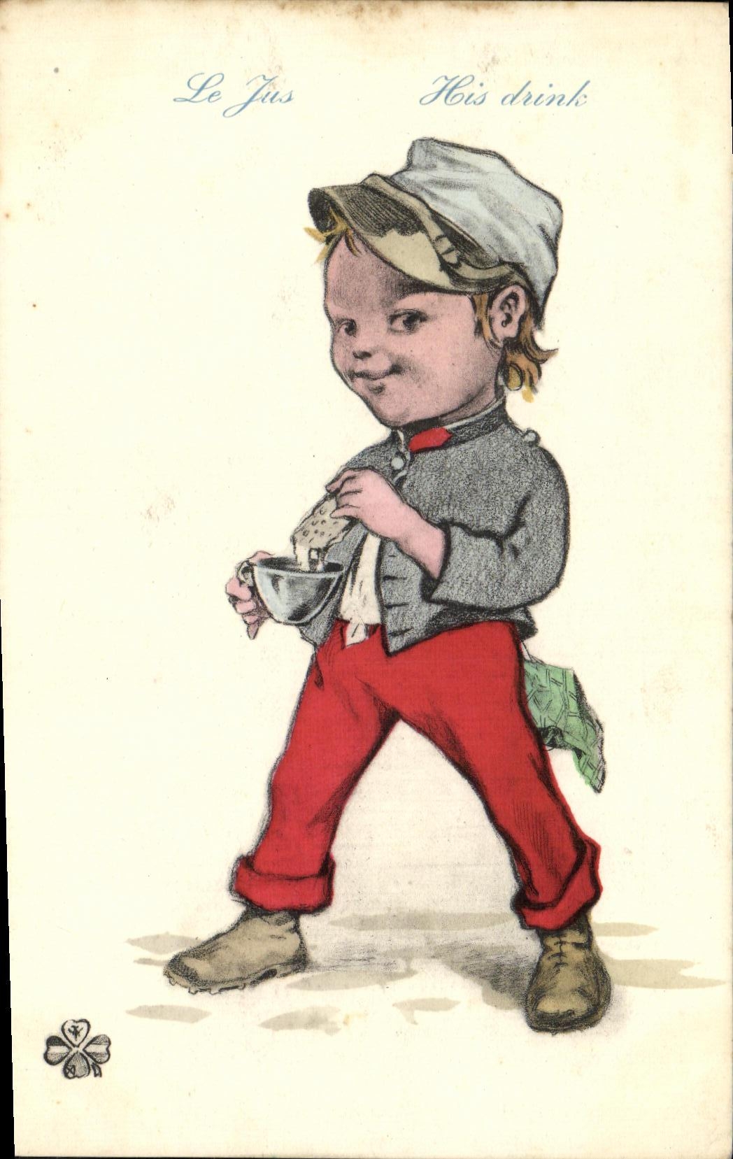 Kind, das trinkt — bilingualer französisch/englischer Text — Éditions Pierre Fournier, Paris
