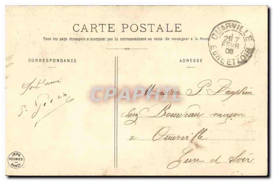 CPA Fantaisie Femme Le cafe de la parisienne  — Rückseite