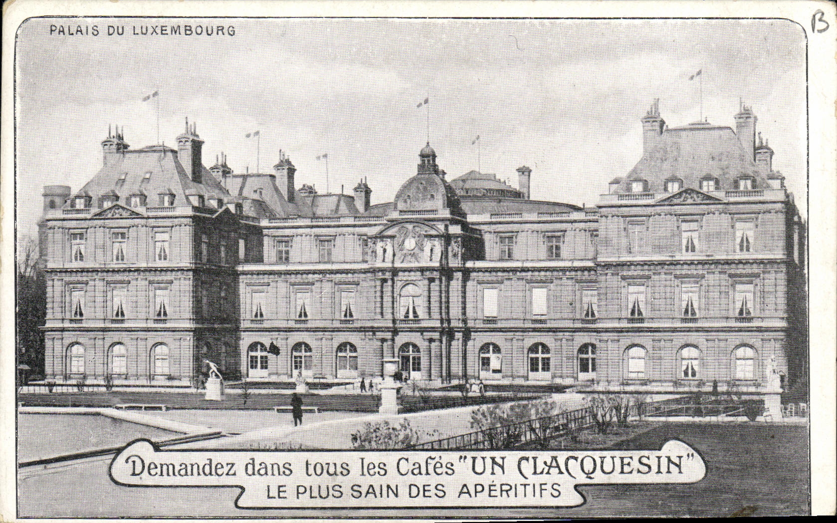 CPA Paris Palais du Luxembourg Cafes Clacquesin 