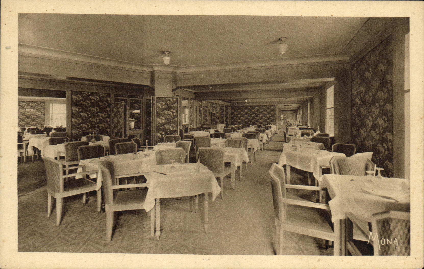 CPA Salon de the Saint Augustin Malesherbes Paris 