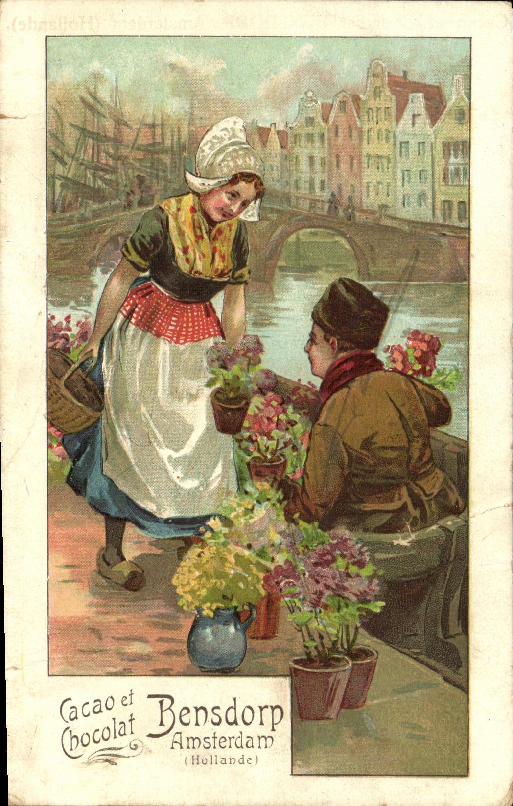 CPA Bensdorp Amsterdam Chocolat