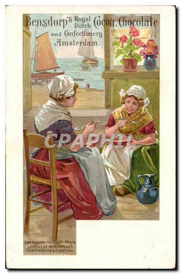 CPA Chocolat Bensdorp Amsterdam