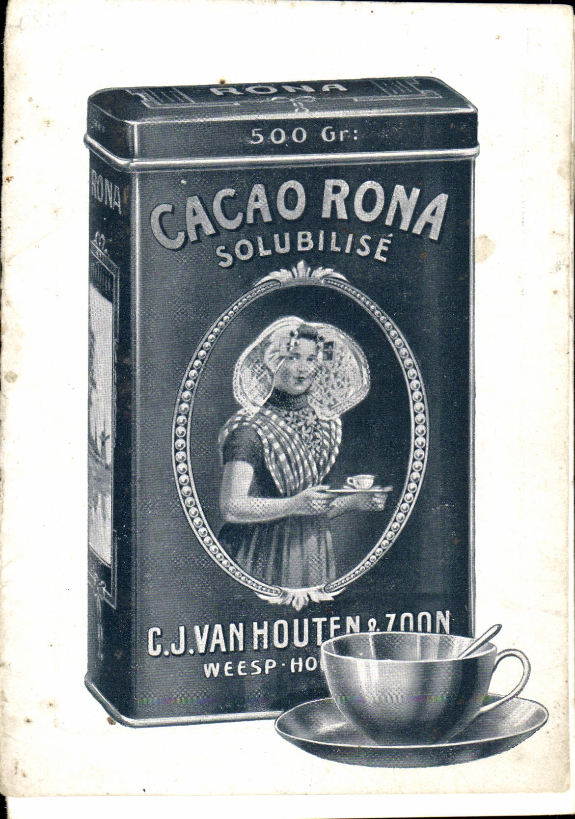 Petit livret publicitaire Fantaisie Femme Cacao Rona Van Houten