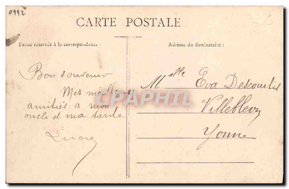 CPA Fantaisie Enfant Chiens — Rückseite