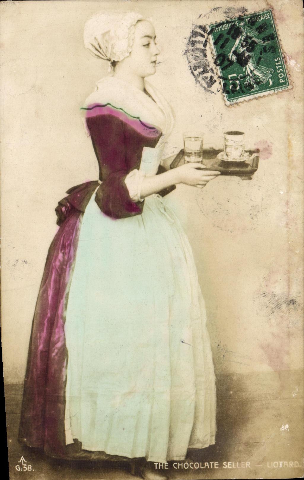 La Vendeuse de Chocolat — Liotard — G.58