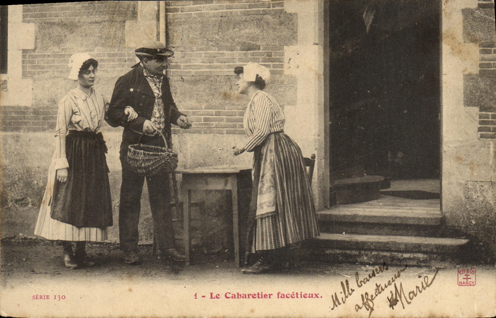 De grappige cabaretier — Serie 130 — Uitgever R.H. G. Nancy