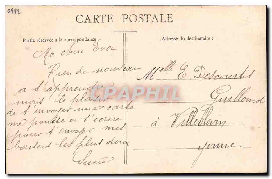 CPA Fantaisie Enfant Chiens — Rückseite